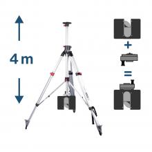 2-Way Telescope Tripod with 3D Safety Adapter for FARO...
