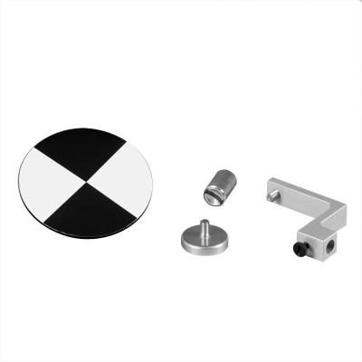 Round checkerboard target 4.5 with adapter for Leica spigot