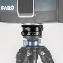 Piastra a sgancio rapido per treppiede in carbonio per scanner laser FARO Focus