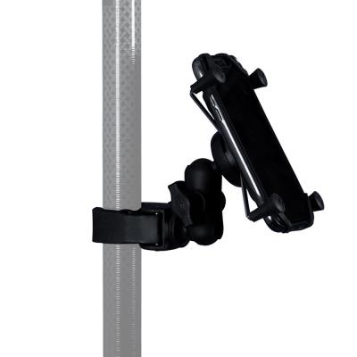 Smartphone holder for GNSS rods