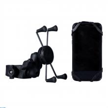 Smartphone holder for GNSS rods