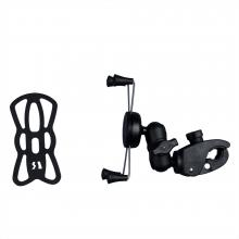 Smartphone holder for GNSS rods