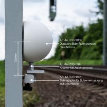 Adaptateur ferroviaire avec niveau à bulle pour la Deutsche Bahn pour la signalisation des boulons 