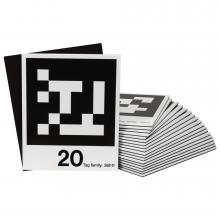 Set of 20 magnetic AprilTag plates (10 x 10cm)