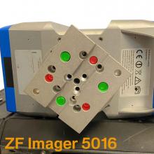 Treppiede telescopico a due vie con adattatore 3D di sicurezza per Z+F scanner & Trimble X12