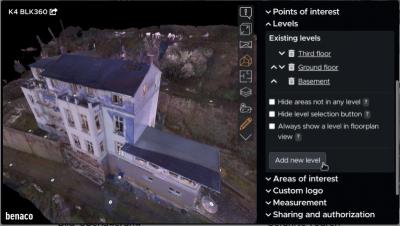 Benaco - Immersive 3D-Touren aus Laserscans und Panoramabildern