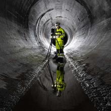 Illuminazione a 360° per scanner laser 3D