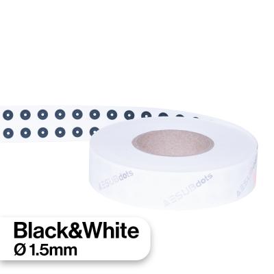 AESUBdots - Points de mesure noirs et blancs 1,5 mm