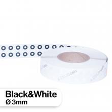 AESUBdots - Points de mesure noirs et blancs 3 mm (6000...