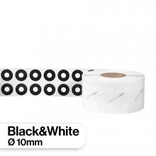 AESUBdots - Points de mesure noirs et blancs 10 mm
