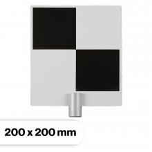 kleine Laserscanner-Zielmarkentafel/ Checkerboard-Target