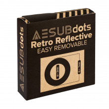 AESUBdots - Objevitos retrorreflectantes removibles de 3 mm
