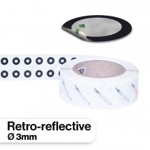 AESUBdots - Objevitos retrorreflectantes de 3 mm,...