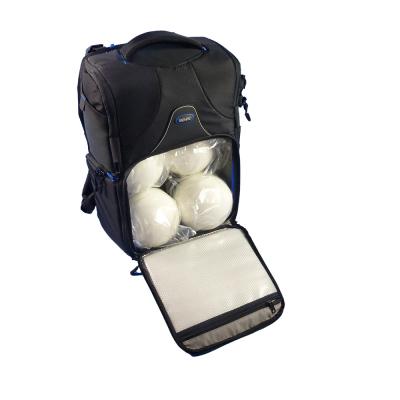 Laser scanner reference sphere set (Flexi) in a backpack