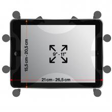 9-11 Zoll Tablet-Halterungsset für GPS-Stäbe