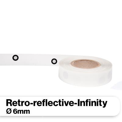 AESUBdots Retro Infinity - Points de mesure rétro-réfléchissants comme ruban 6 mm