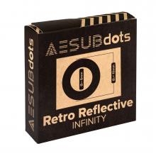 AESUBdots Retro Infinity - Retro-reflektierende Messpunkte als Band 6 mm