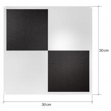Checkerboard target as a permanent reference marker - 30x30cm