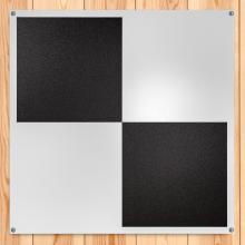 Checkerboard target as a permanent reference marker - 30x30cm