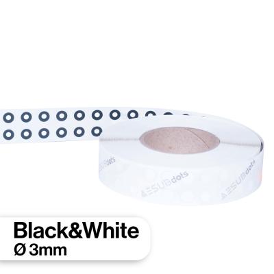 AESUBdots - Black & white targets 3mm