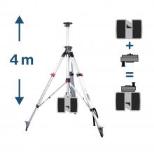 2-Way Telescope Tripod with 3D Safety Adapter