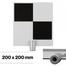Small laser scanner target plates - 5/8 inches adapter