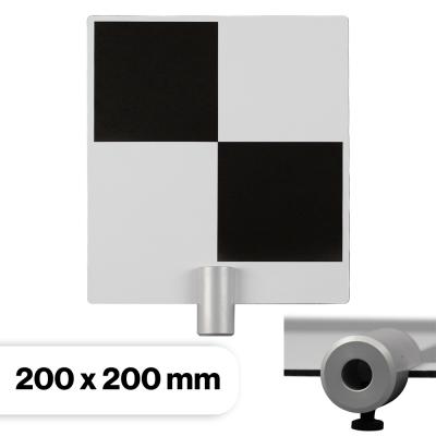 Small laser scanner target plates - leica adapter