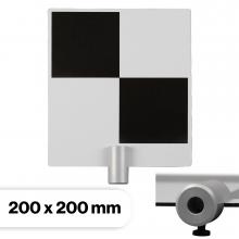 Small laser scanner target plates - leica adapter