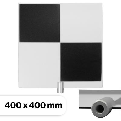Placa de puntería grande para escáner láser - 5/8 pulgadas-conexión