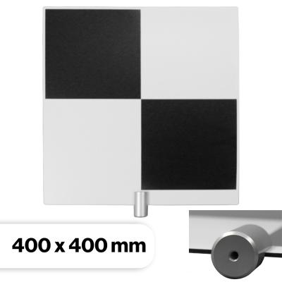 Placa de puntería grande para escáner láser - 1/4 pulgadas-conexión