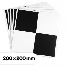 Conjunto de 5 objetivos de tableros de damas magnéticos 20cm x 20cm