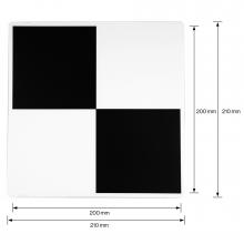 Set aus 5 magnetischen Checkerboard Targets 20 cm x 20 cm