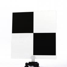 Large laser scanner checkerboard targets as a set (5/8" adapter)