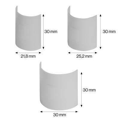 Locking plates (white spacers) - Spare parts for carbon tripod