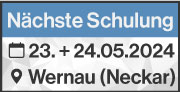 Laserscanning-Schulung am 23. und 24.05.2024 in Wernau